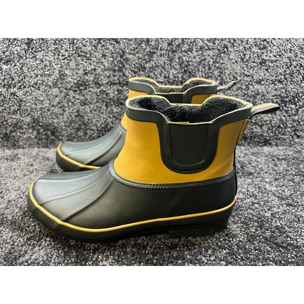 Chooka Women's Chelsea Rainboots Brown Premium Rainwear Waterproof Size 8‎